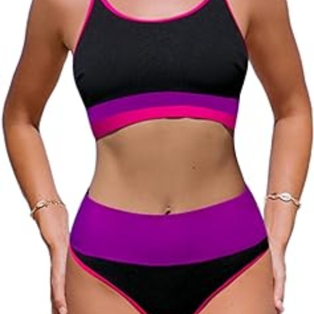 NWOT Sporty 2-Piece Swimsuit